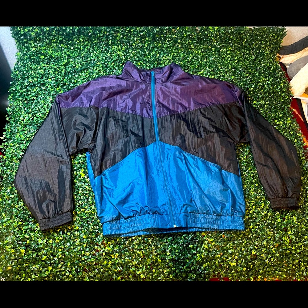 90”s vintage Fisrt Run windbreaker jacket